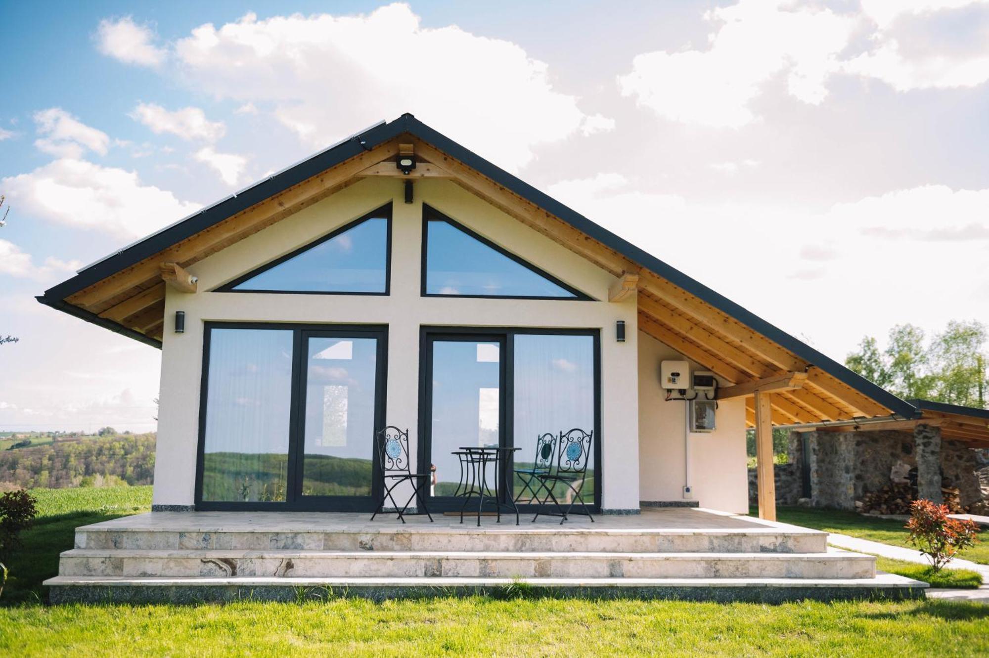 Casa Moderna In Sinteu - Intersectia Intre Modern Si Linistea Naturii Huta Voivozi Zewnętrze zdjęcie